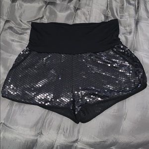 BCBG Max Azria Sequin Jogger Shorts